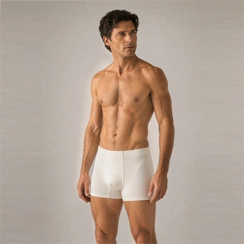 Formday men's underwear - M500 Modalis 100S modal boxer brief - Listing pose on body