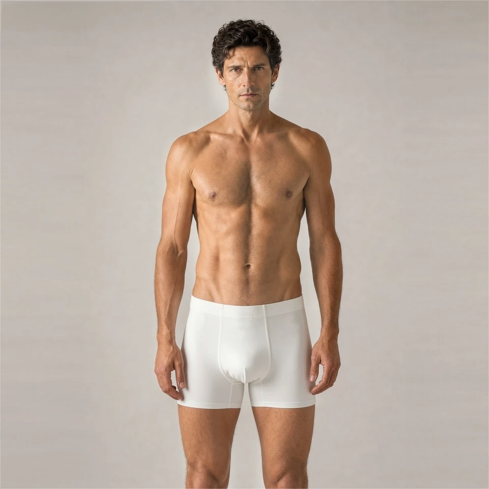 Formday men's underwear - M500 Modalis 100S modal boxer brief - Front full-body