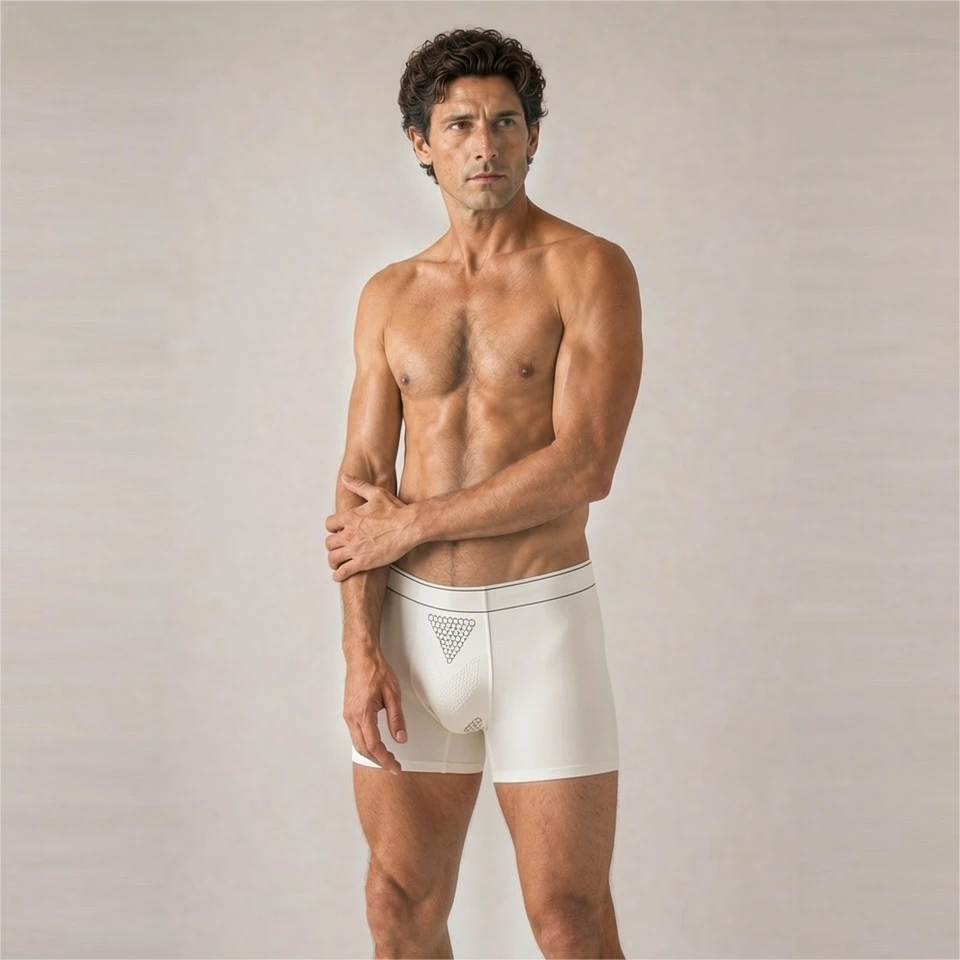 Formday men's underwear - S500 AeroMove Modal boxer brief - Front-side full-body