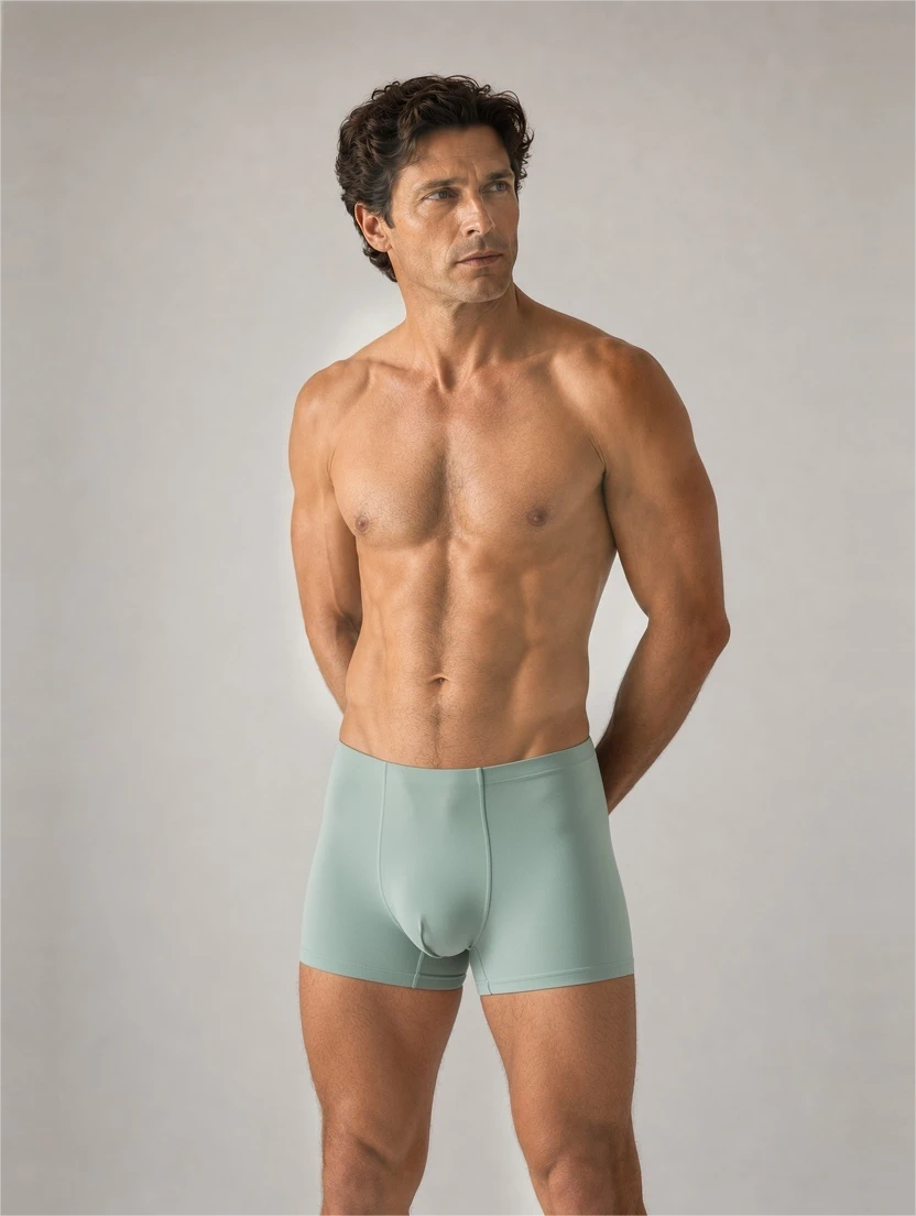 Formday men's underwear - M900 DualSheen Modal boxer brief - catalog model image