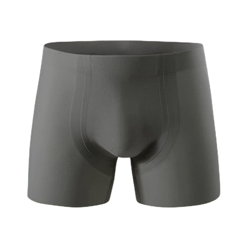Formday men's underwear - AURUM LockFit flagship seamless boxer brief - Mocha Gray color option