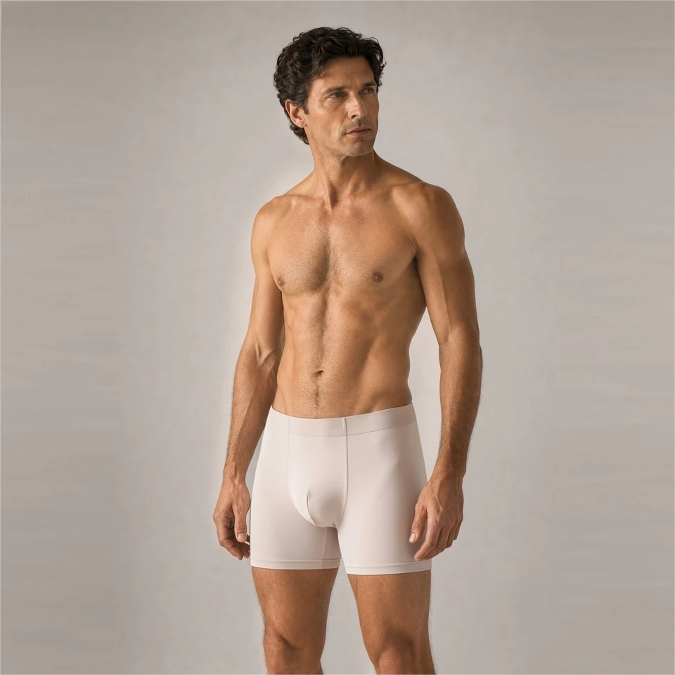 Formday men's underwear - M700 SilkModal 80S boxer brief - 45° front-side